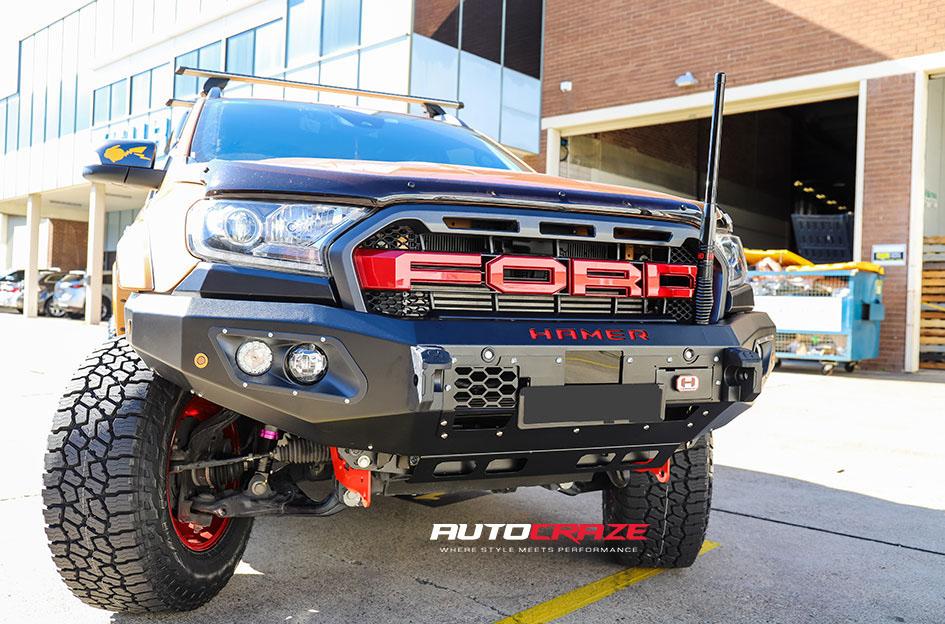 FORD RANGER COVERT CANDY RED BLACK LIP